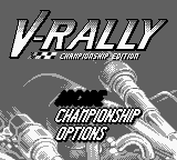 V-Rally - Championship Edition Title Screen